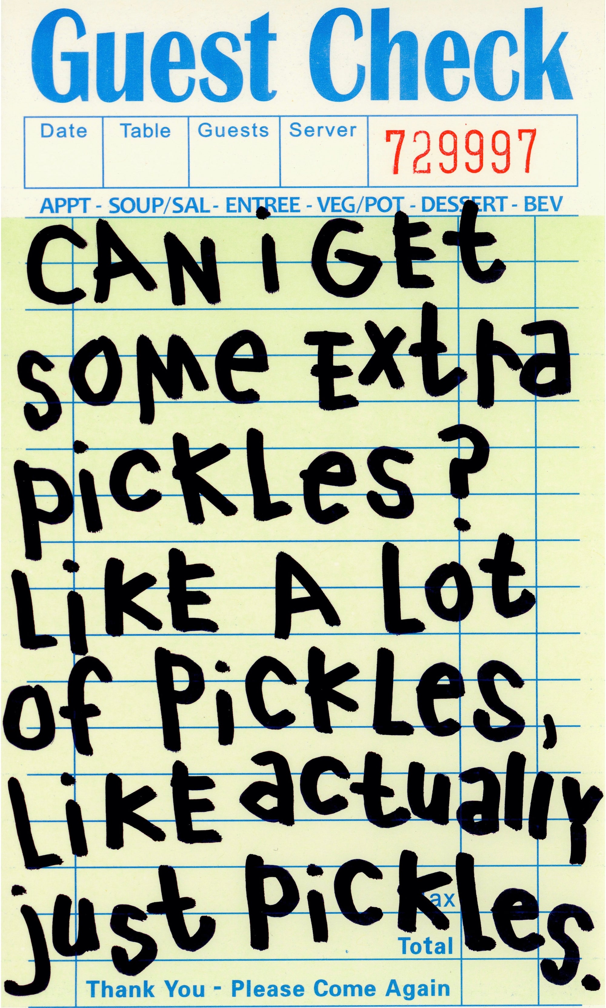 Like Actually Just Pickles